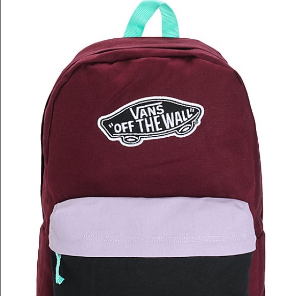 vans multicolor backpack